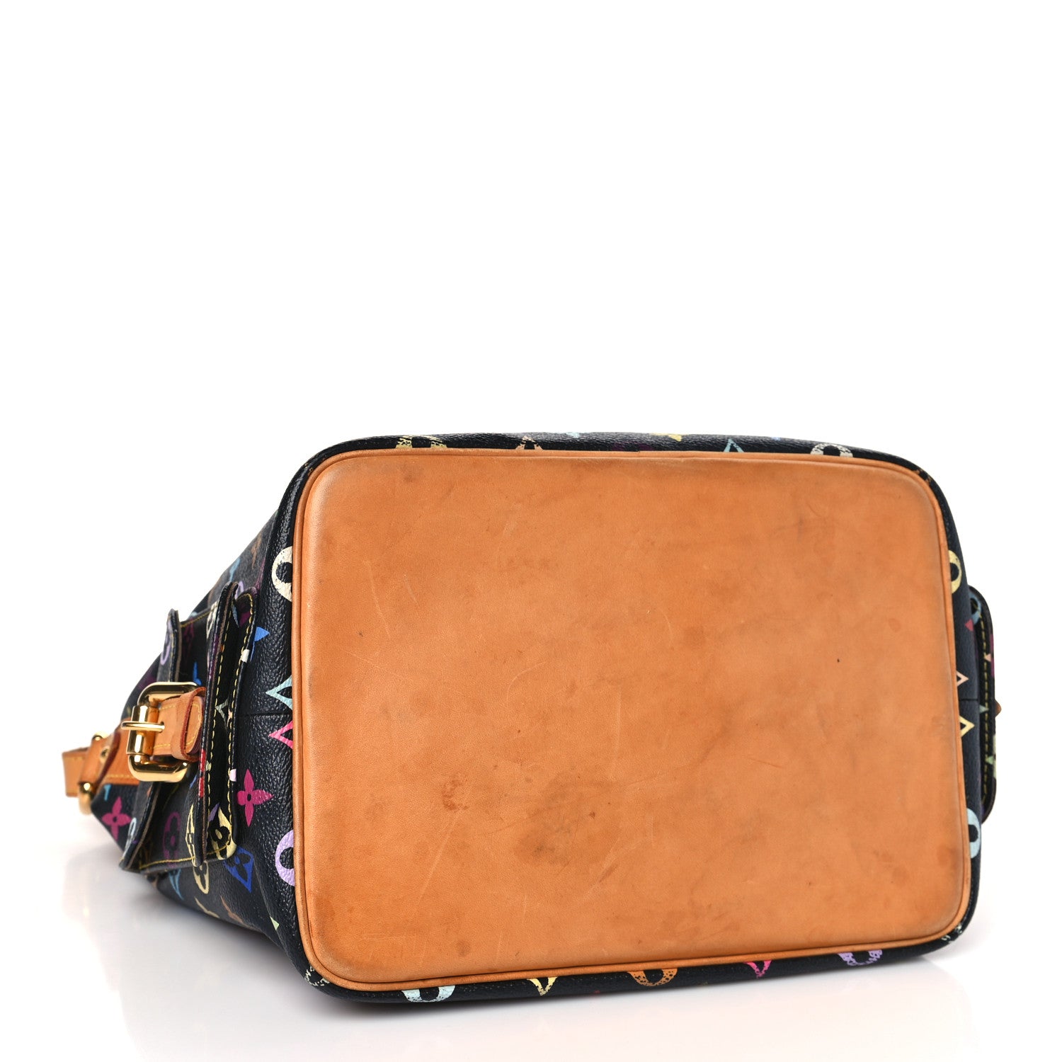 Louis Vuitton Monogram Multicolor Petit Noe Black 4 of 8