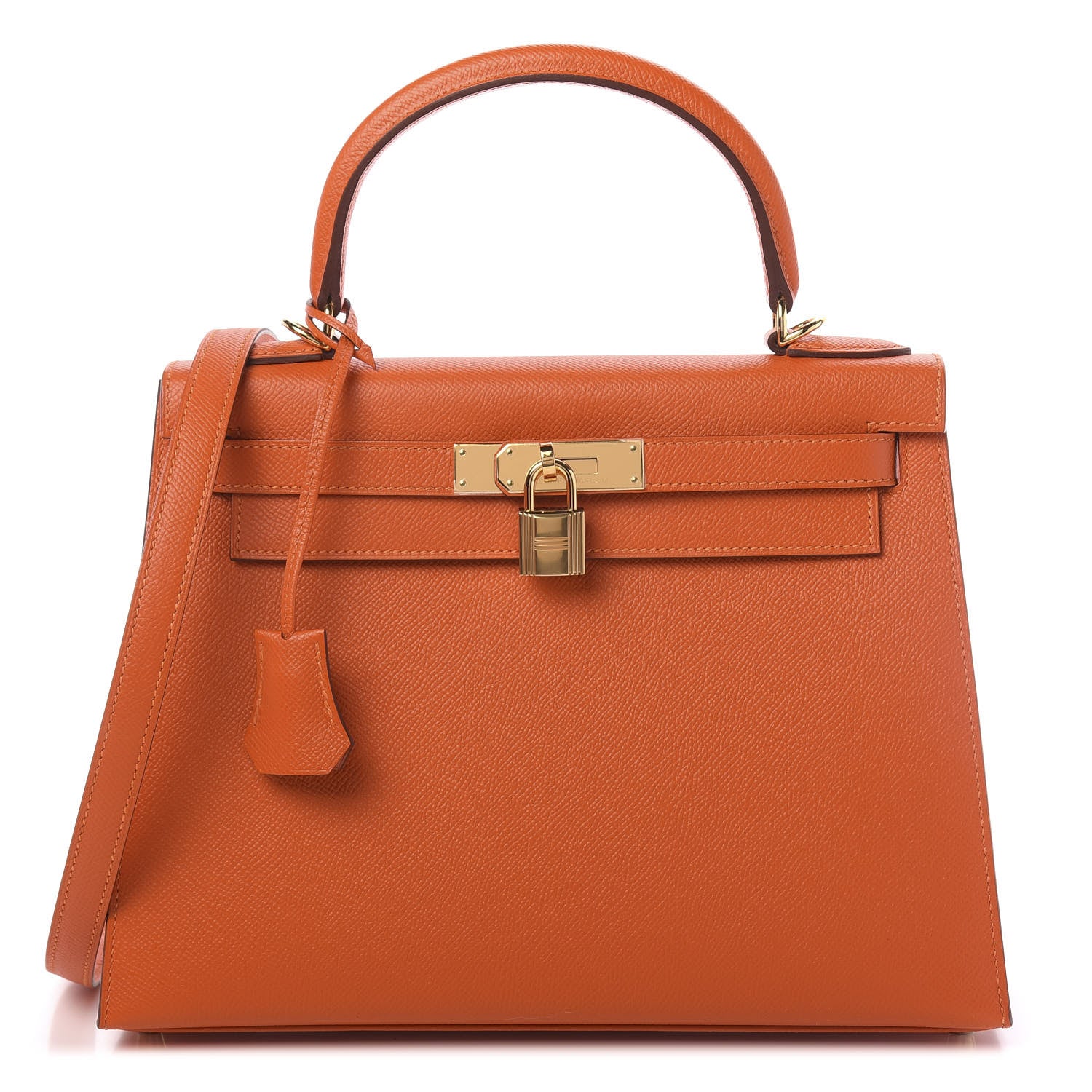 Hermes Epsom Kelly Sellier 28 Orange 1 of 11