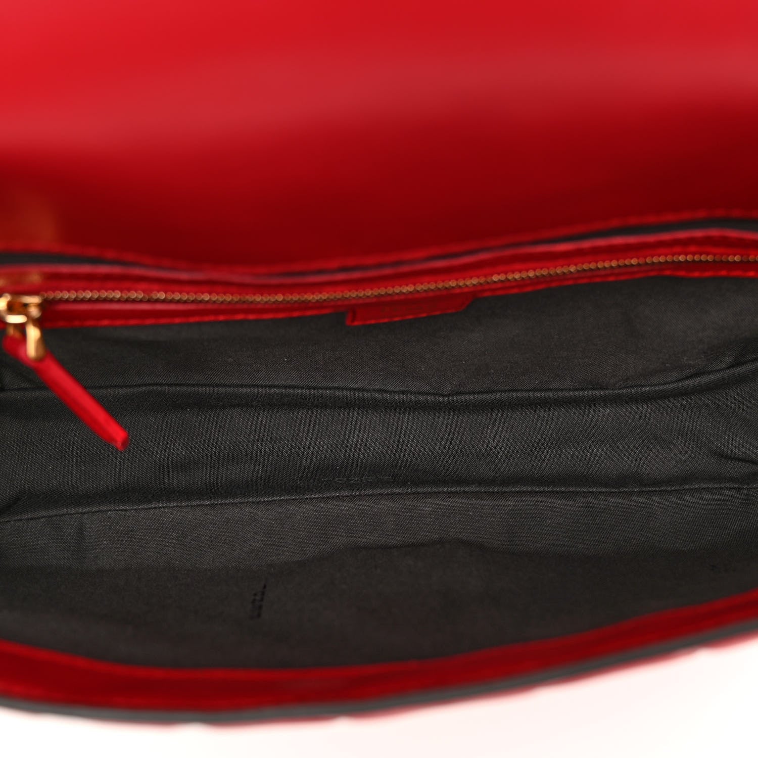 Fendi Nappa FF 1974 Embossed Baguette Fragola 5 of 10