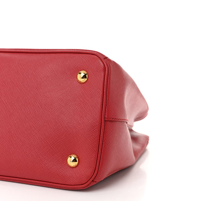 Prada Saffiano Medium Galleria Double Zip Tote Fuoco 12 of 12