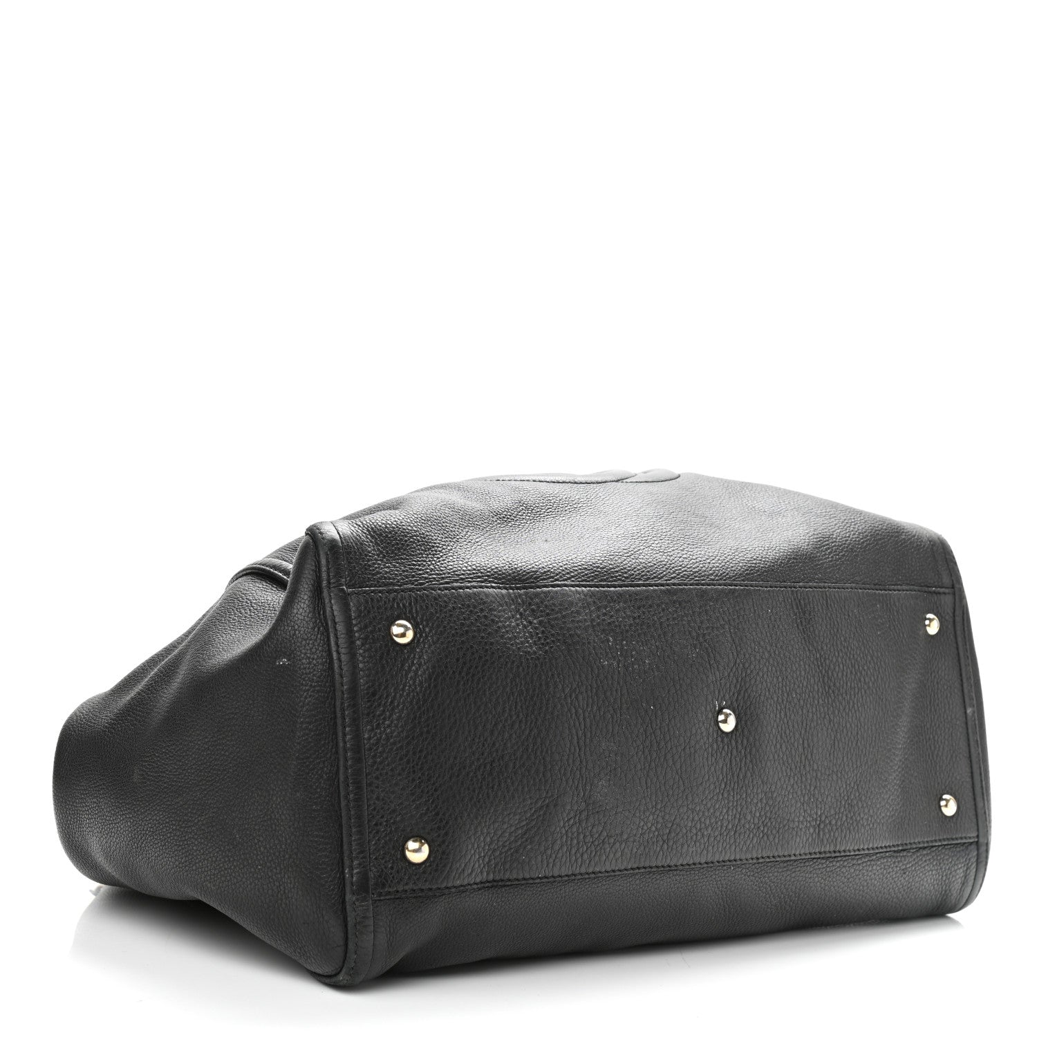Gucci Pebbled Calfskin Large Soho Shoulder Bag Black 4 of 19