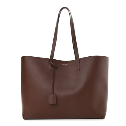 Saint Laurent Calfskin Large Shopping Tote Cognac 2 of 9