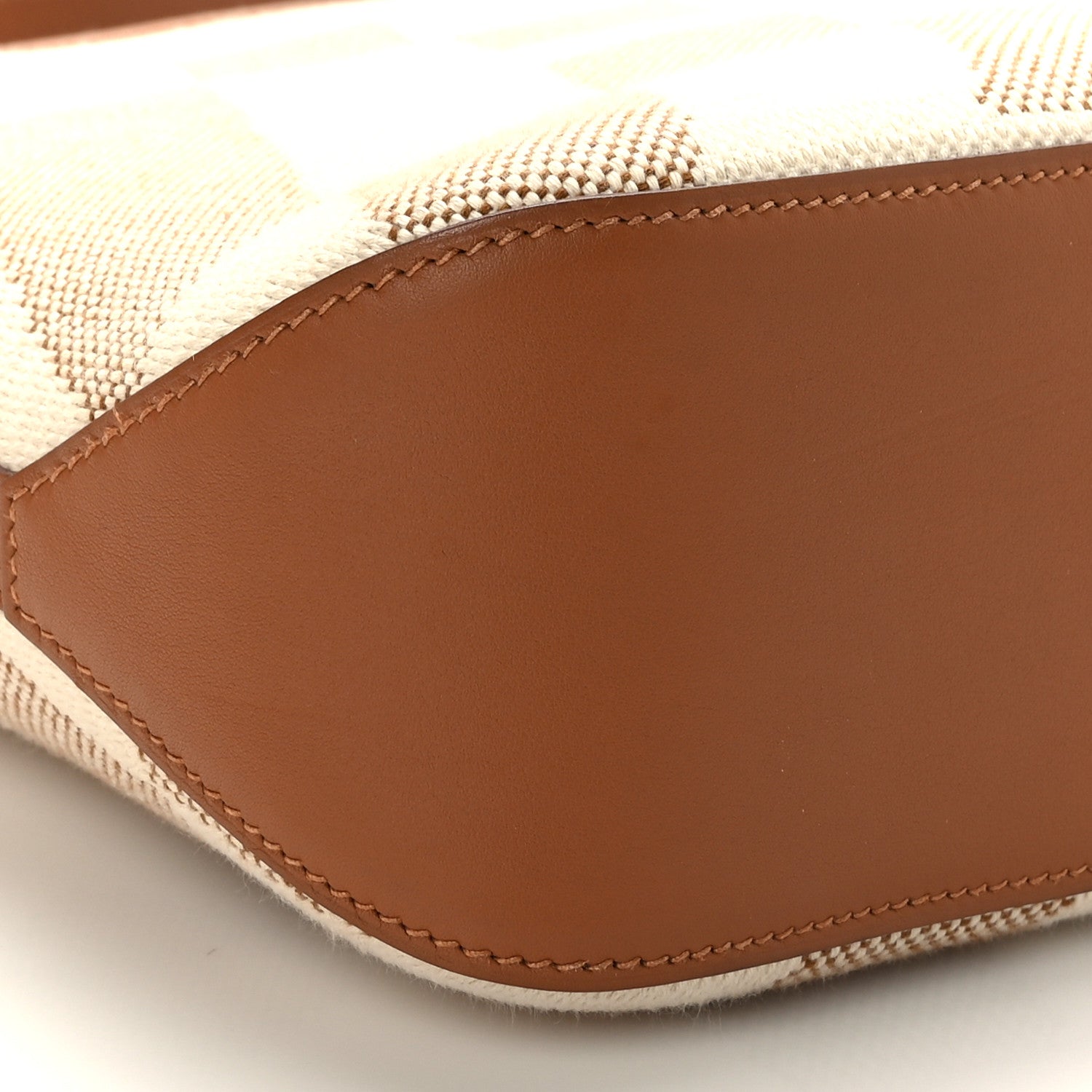 Hermes Swift Toile H Cabas H En Biais 27 Ecru Naturel Gold 8 of 9