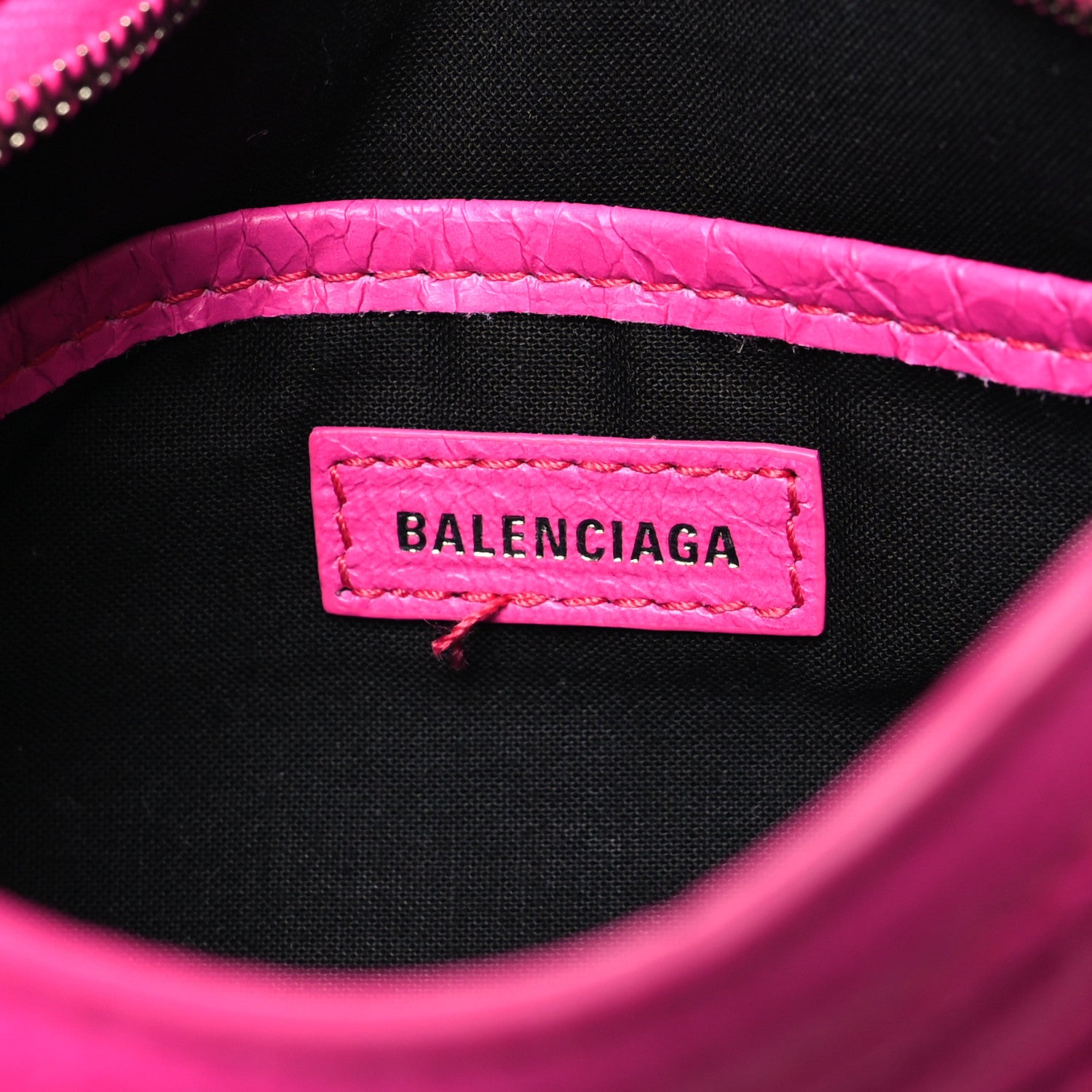 Balenciaga Agneau Classic Gold Hardware Nano City Fuchsia 7 of 11