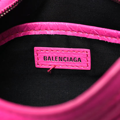 Balenciaga Agneau Classic Gold Hardware Nano City Fuchsia 7 of 11