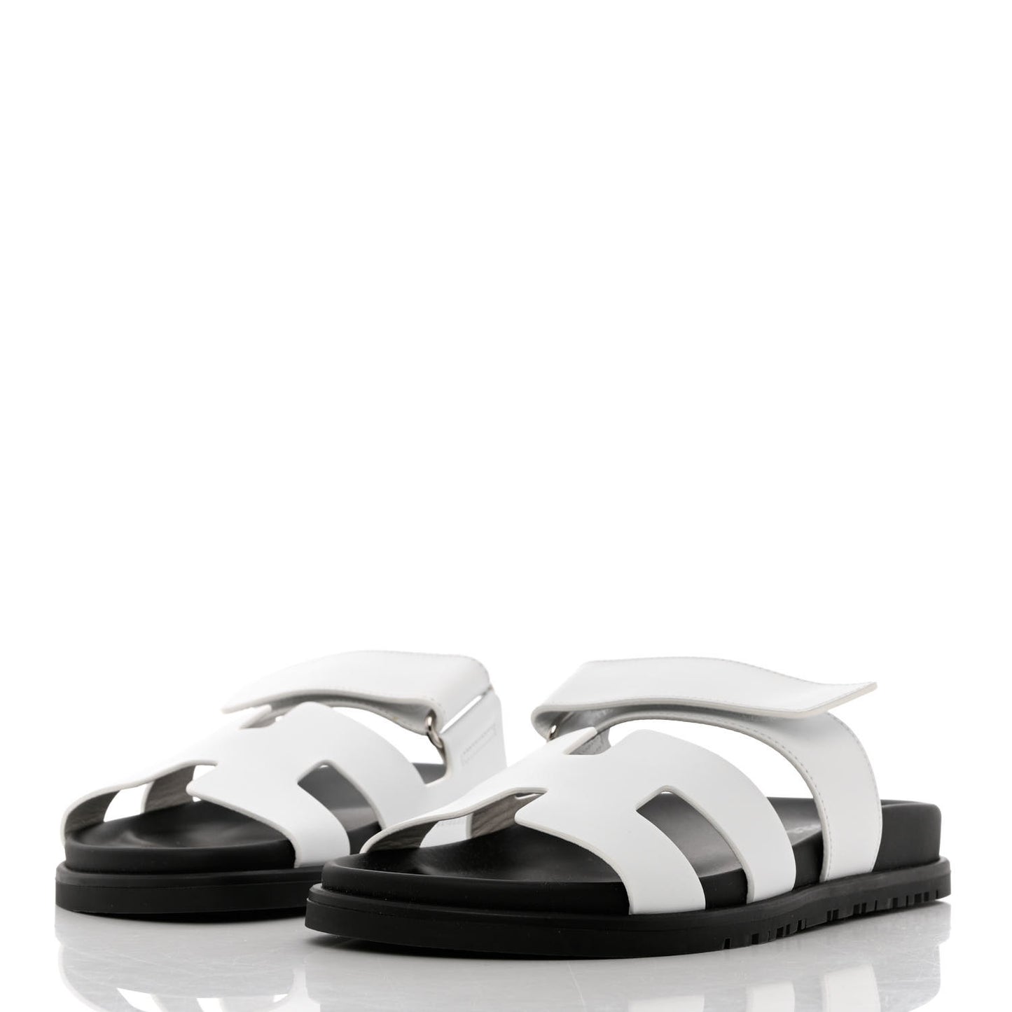 Calfskin Womens Chypre Sandals 37 White