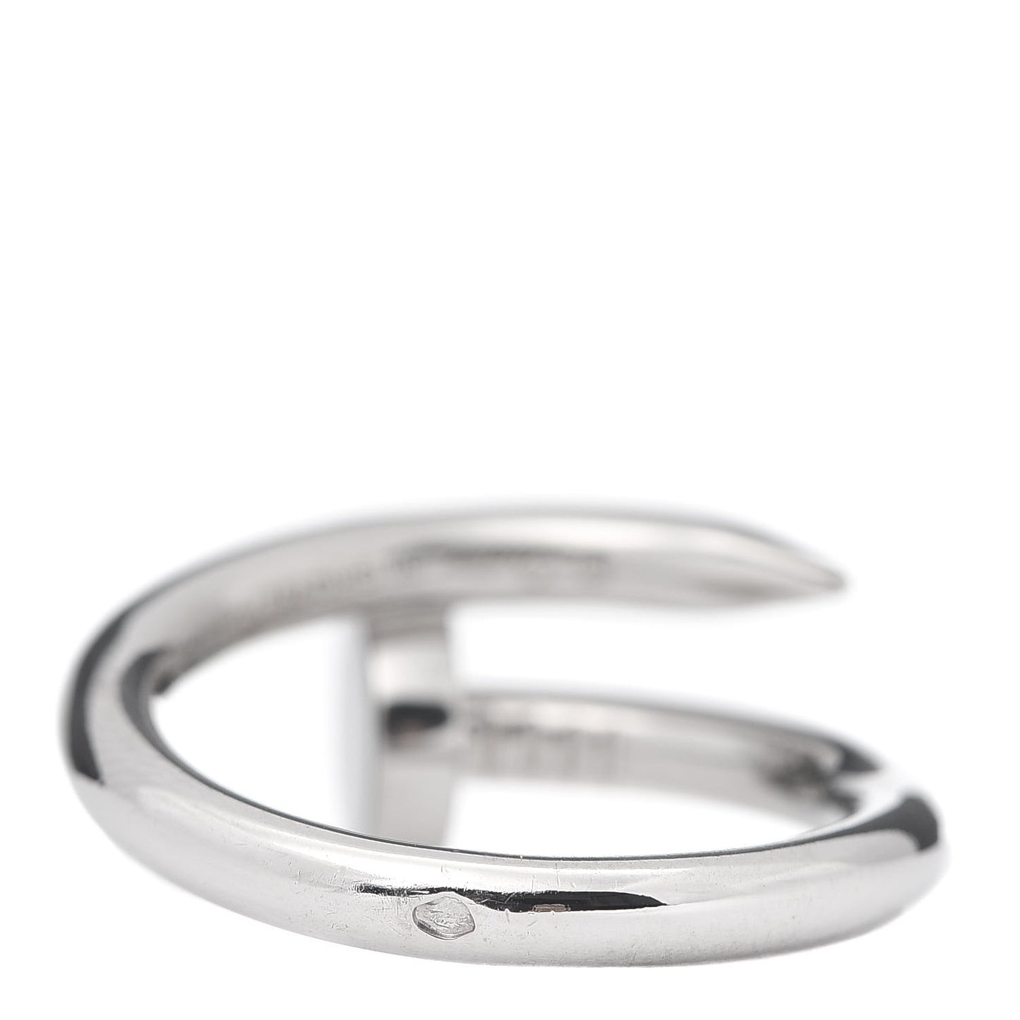 18K White Gold Juste Un Clou Ring 55 7.25