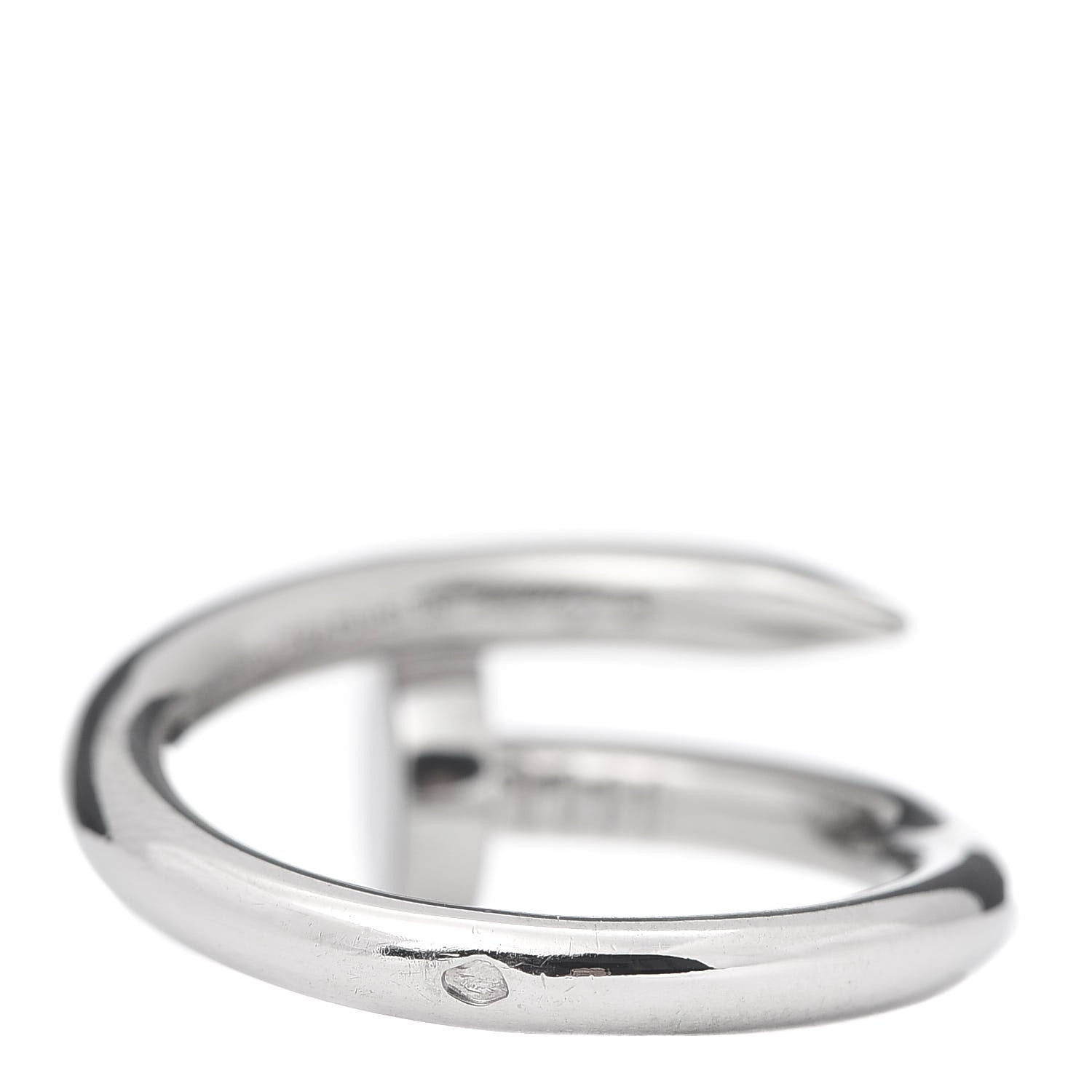 Cartier 18K White Gold Juste Un Clou Ring 55 7.25 3 of 6