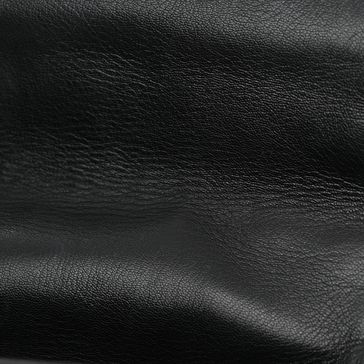 Shiny Goatskin Quilted Large Chanel 19 Flap Black