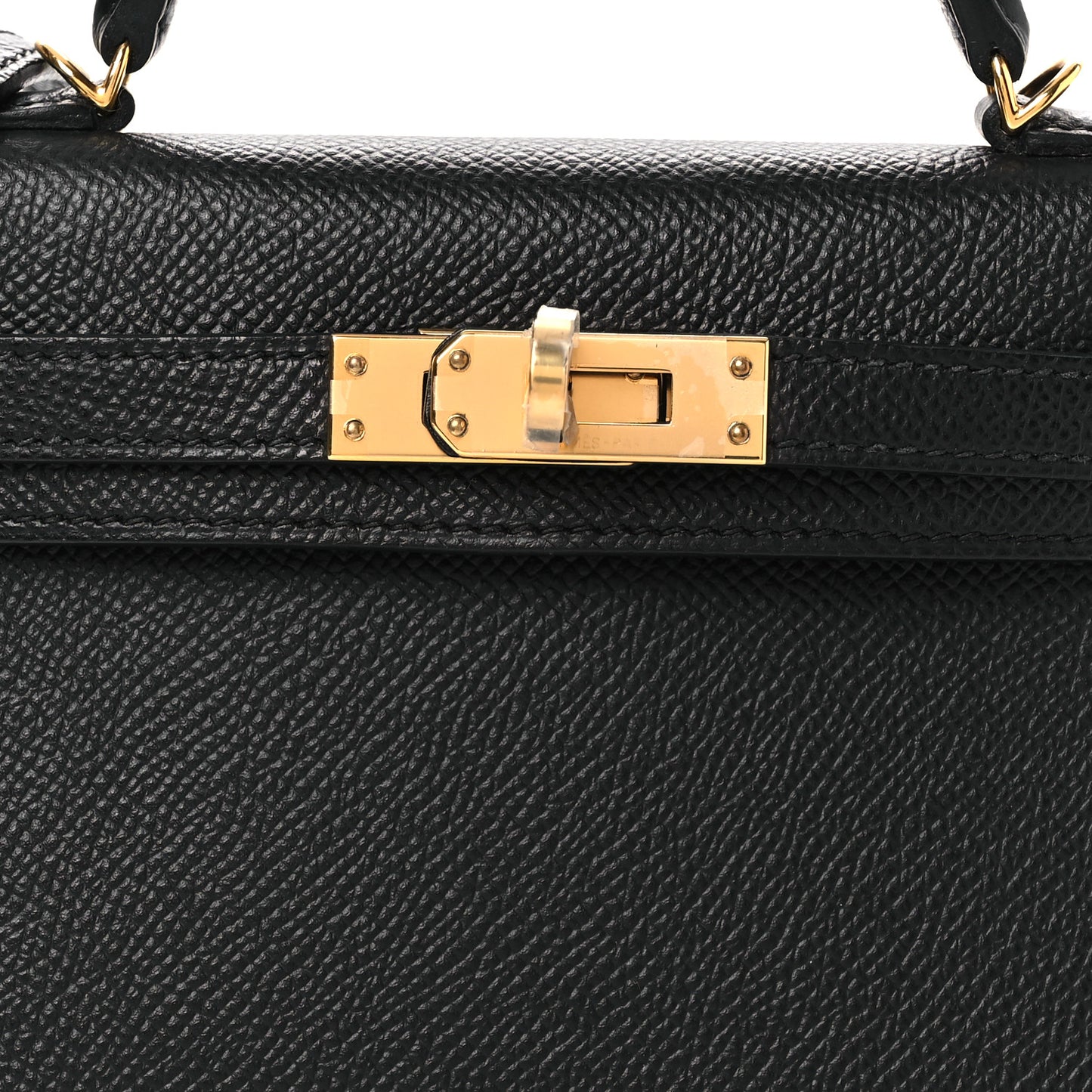 Epsom Mini Kelly Sellier 20 Black Black