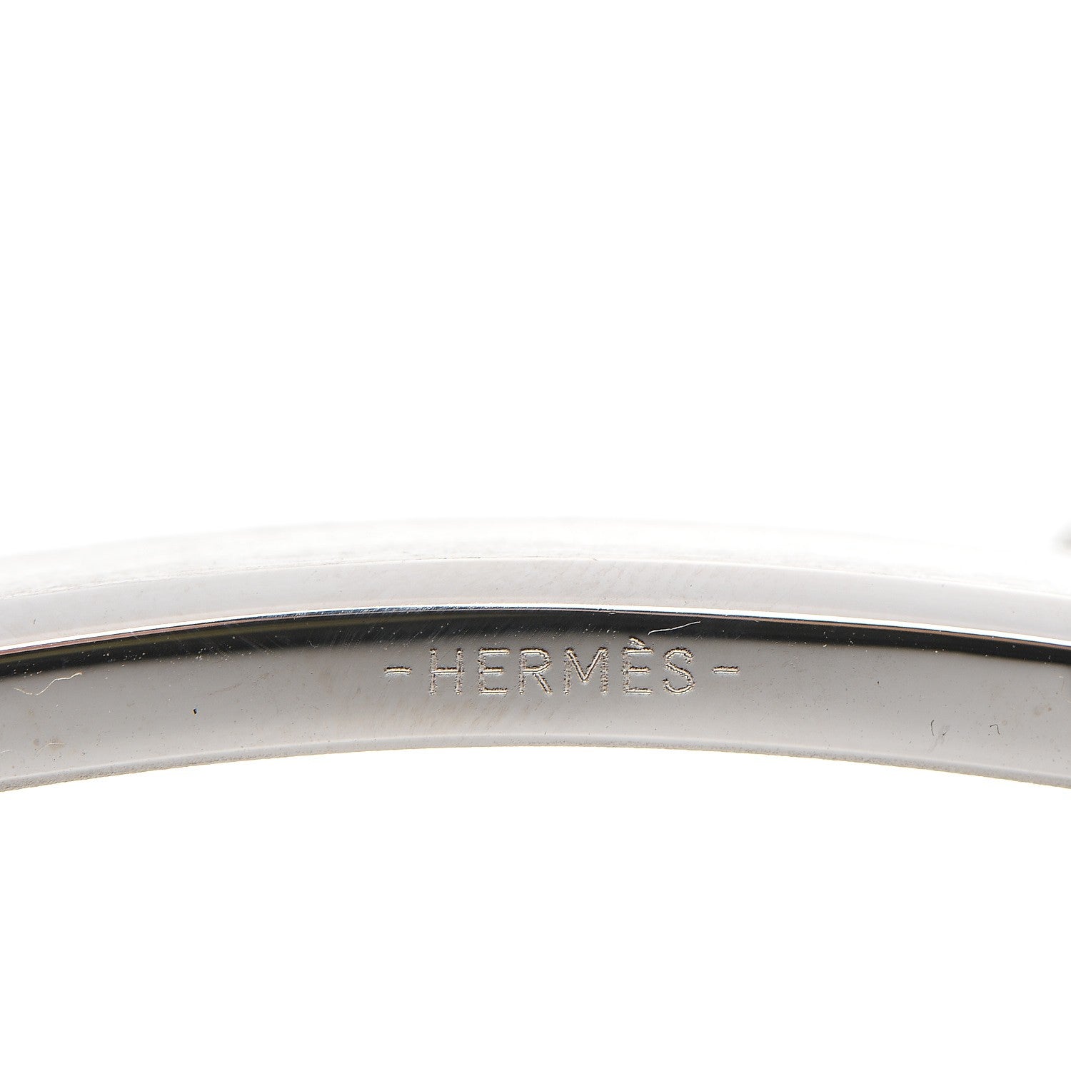 Hermes Brushed Palladium 32mm H Belt Buckle 4 of 4
