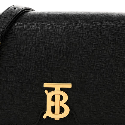 Burberry Grained Calfskin Medium TB Bag Black 7 of 10