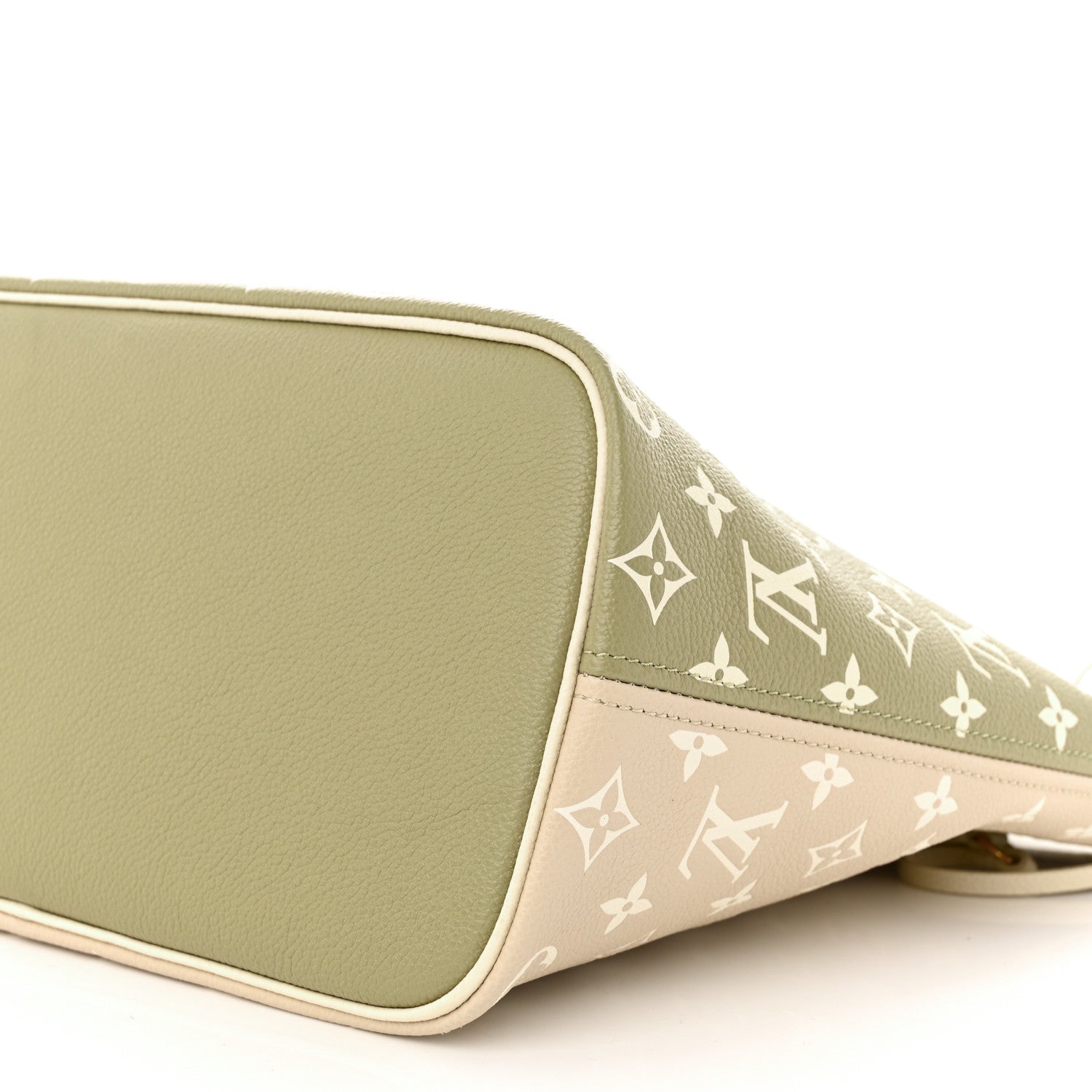 Louis Vuitton Empreinte Monogram Spring In The City Neverfull MM Kaki Beige Cream 9 of 9