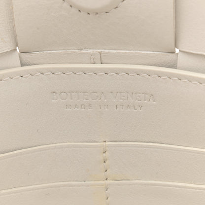Bottega Veneta Calfskin Maxi Intrecciato Cassette Pouch On Strap Chalk 6 of 12