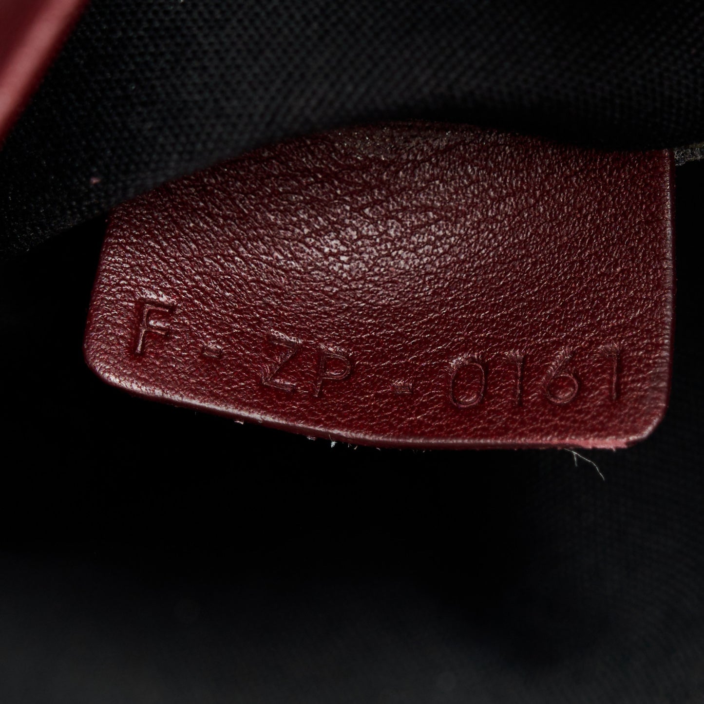 Smooth Calfskin Nano Luggage Burgundy