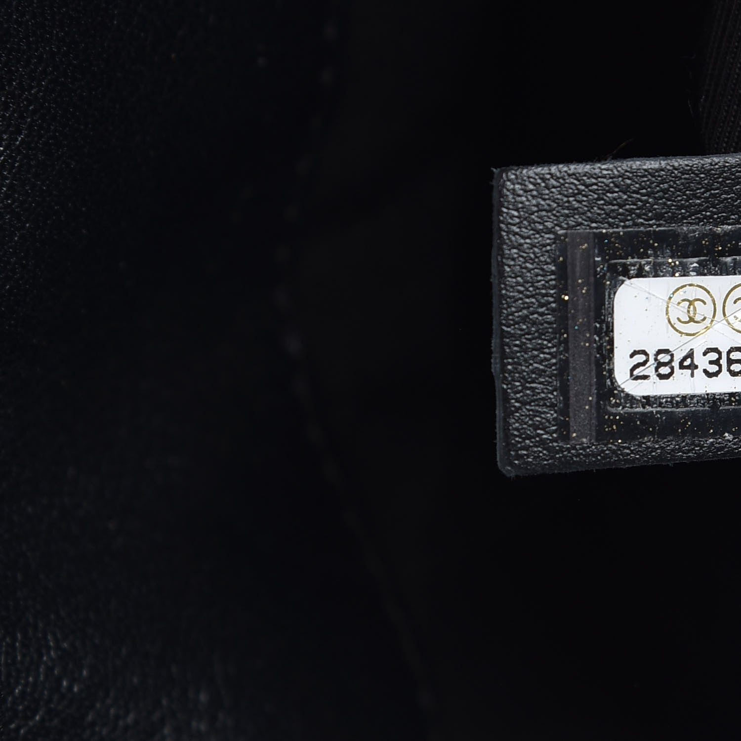 Chanel Lambskin Quilted Drawstring Backpack Black 6 of 10