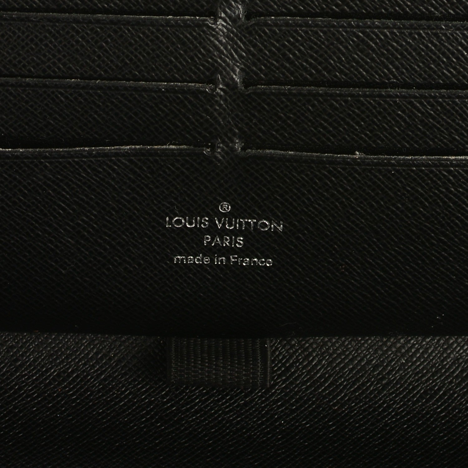 Louis Vuitton Epi Zippy Organizer Wallet Black 5 of 8