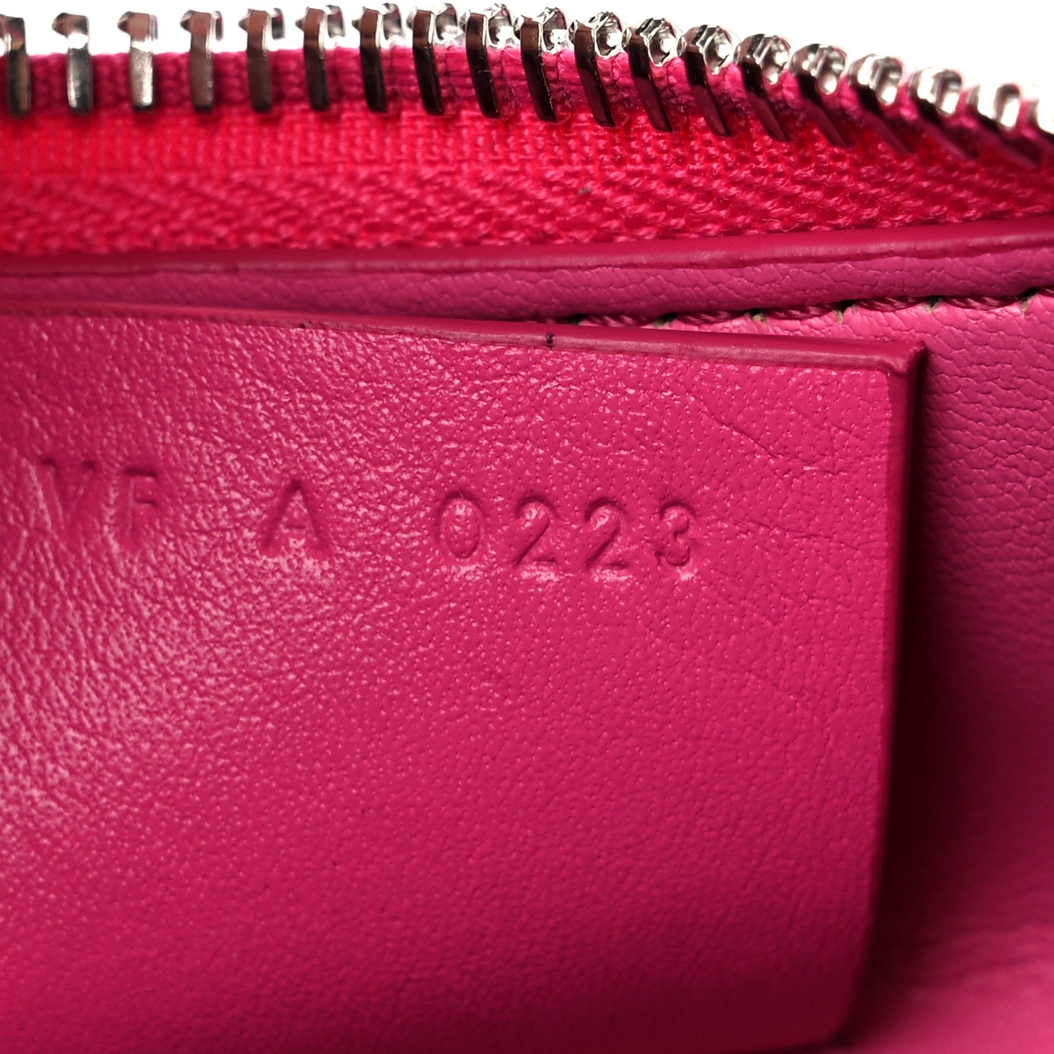 Givenchy Tumbled Calfskin Small Moon Cut Out Shoulder Bag Neon Pink 7 of 9