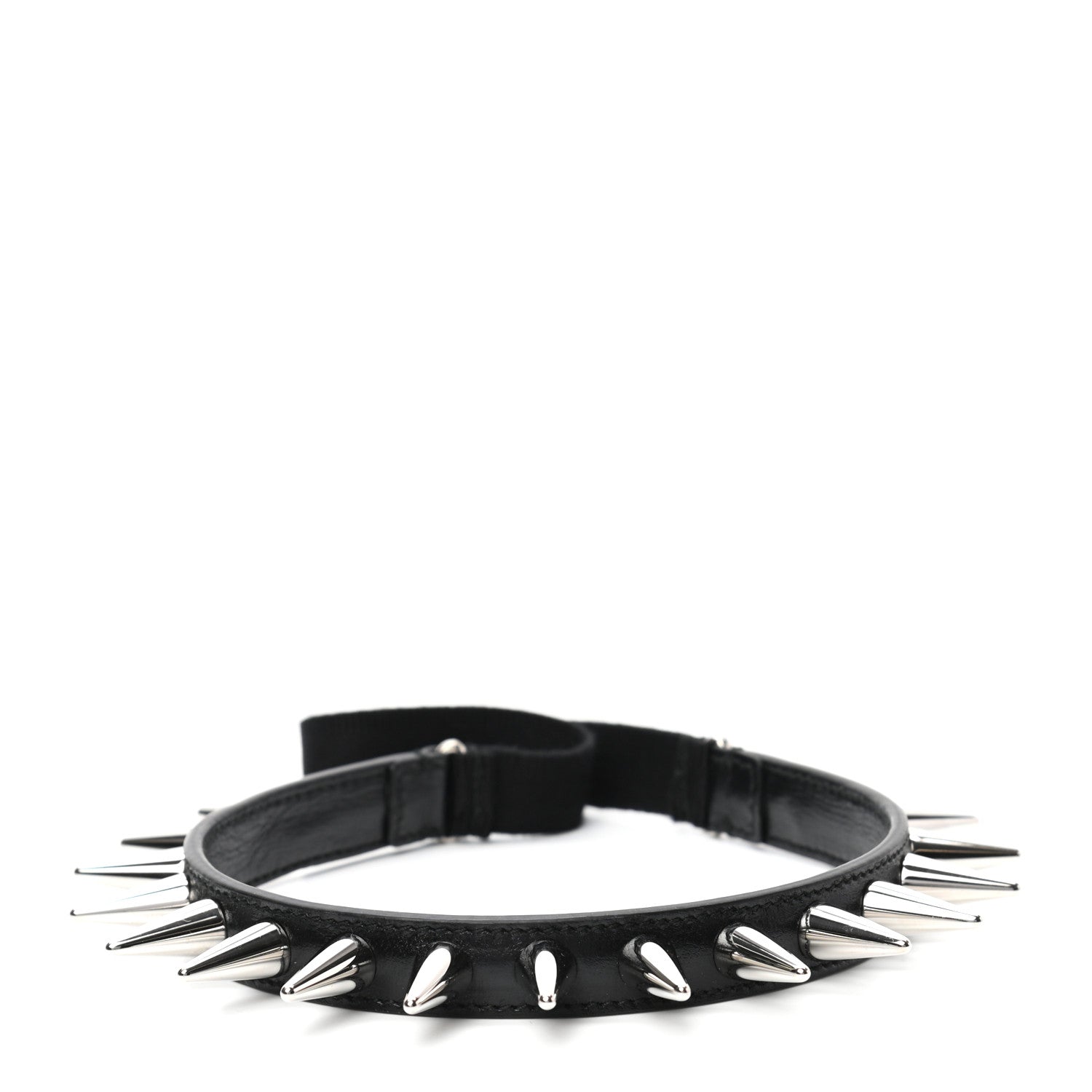 Gucci Calfskin Studs Elastic Headband Black 1 of 5