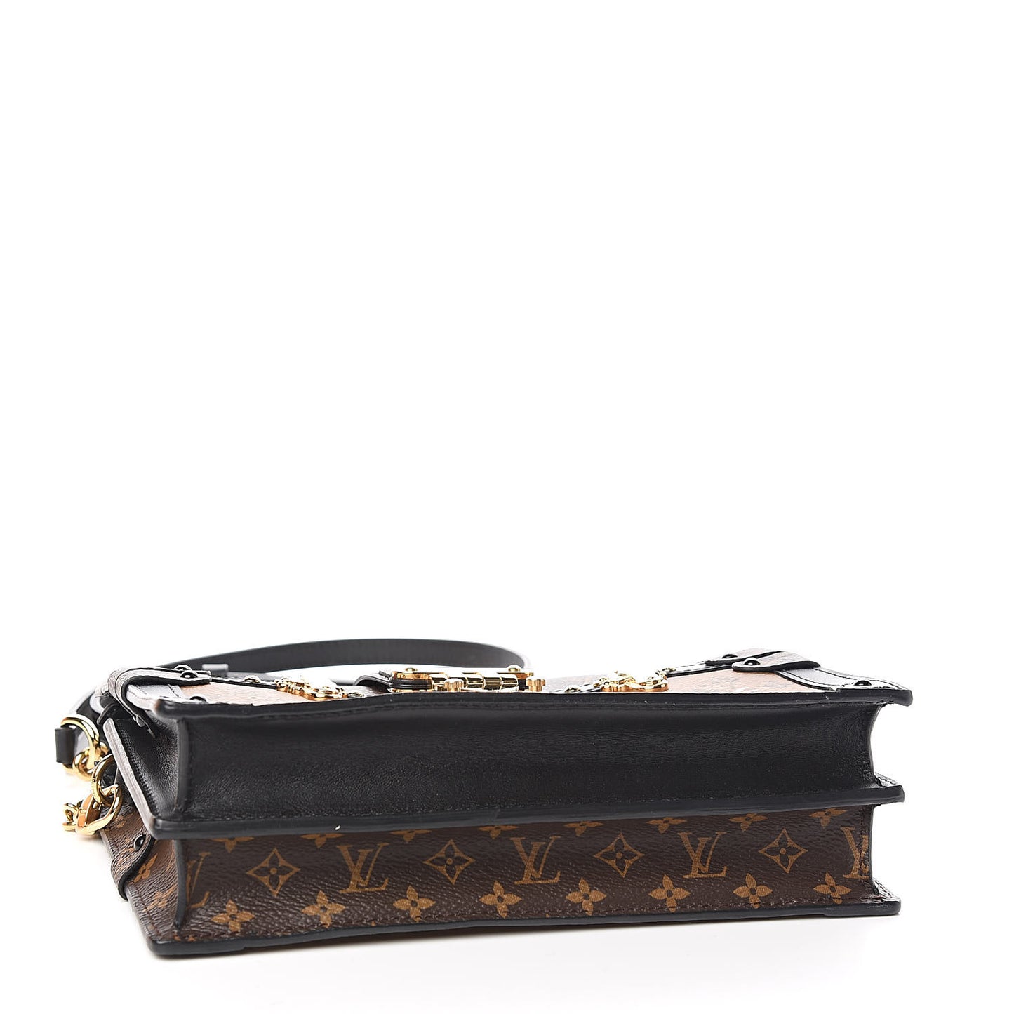 Reverse Monogram Trunk Clutch