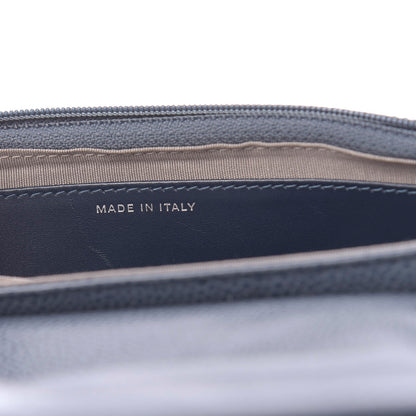 Chanel Caviar Half Moon Wallet On Chain WOC Blue 12 of 23