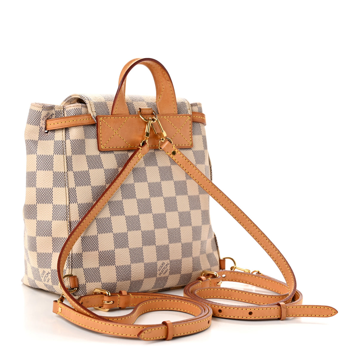 Louis Vuitton Damier Azur Sperone BB Backpack 3 of 11