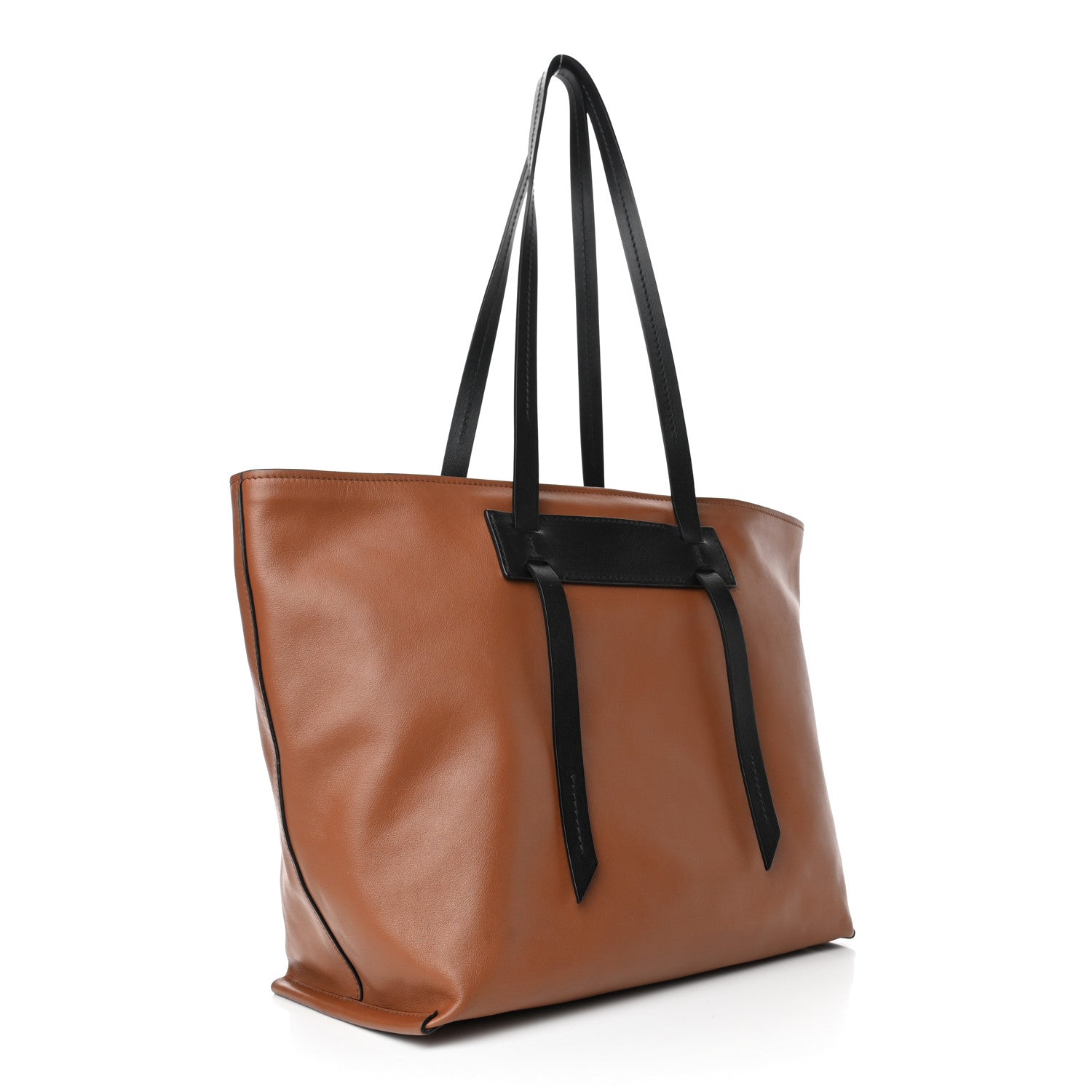Miu Miu Grace Lux Tote Cognac Black 2 of 4