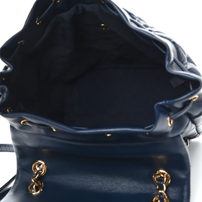 Chanel Calfskin Quilted Large Urban Spirit Backpack Navy 5 of 9