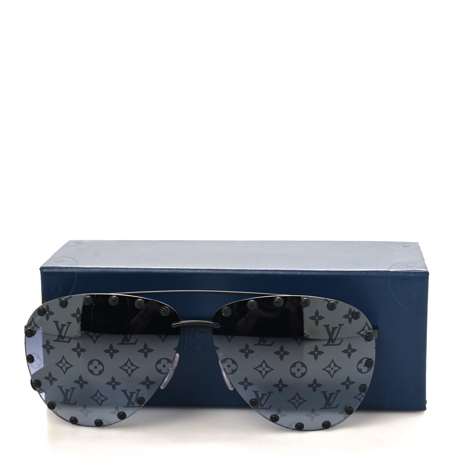 Monogram The Party Aviator Sunglasses Z0973U Black