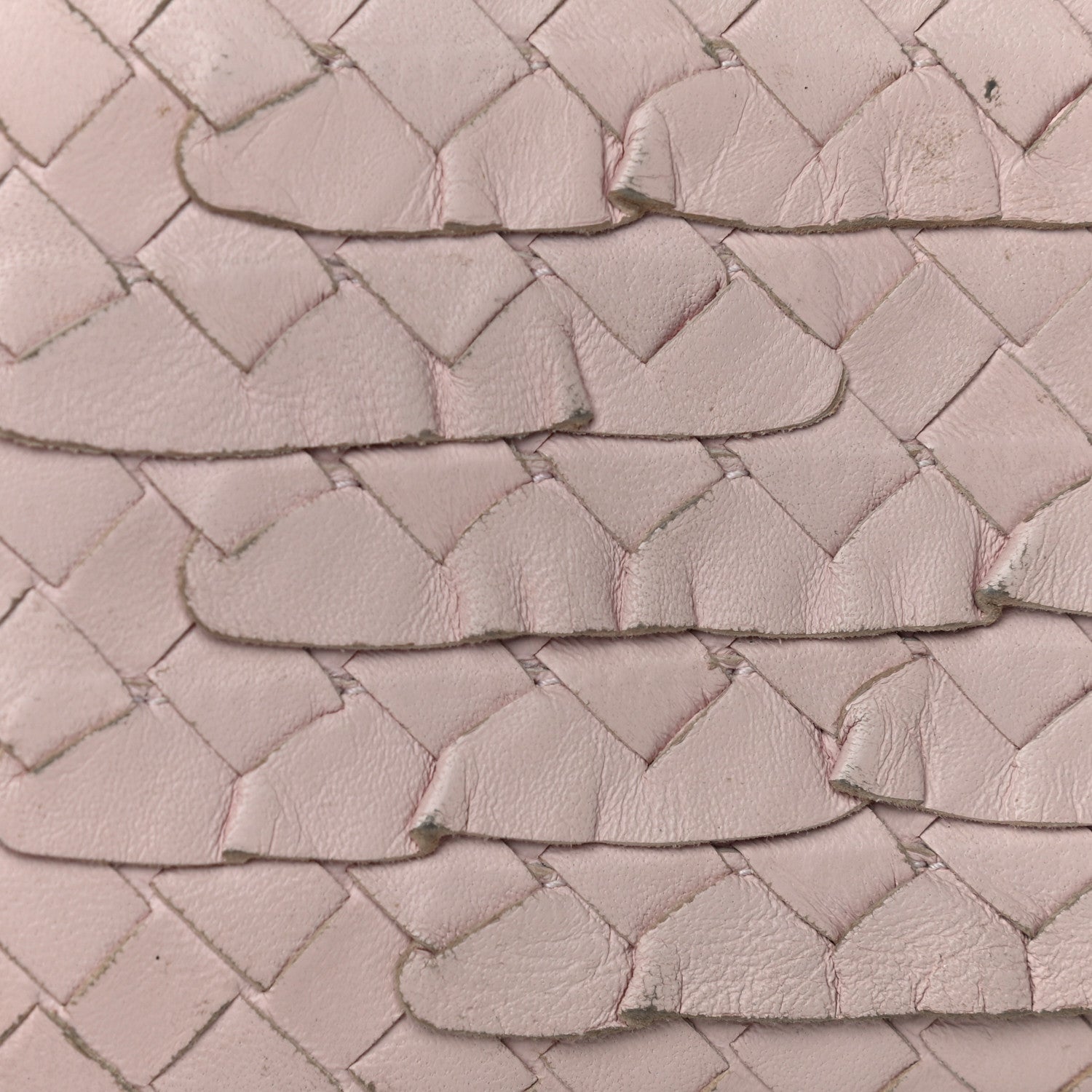 Bottega Veneta Nappa Intrecciato Zip Around Wallet Petal Pink 32 of 36