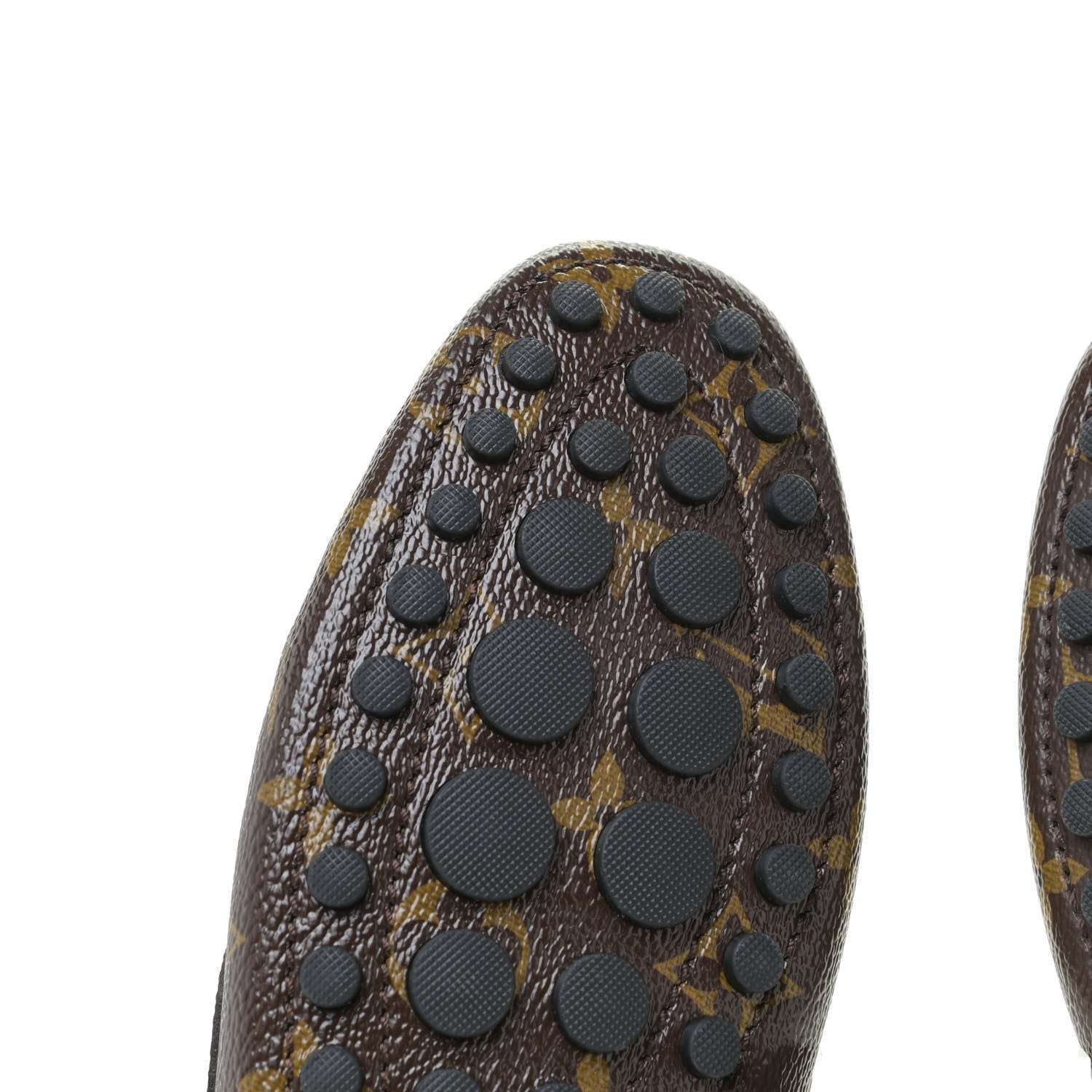 Louis Vuitton Patent Reverse Monogram Gloria Loafers 39 5 of 12