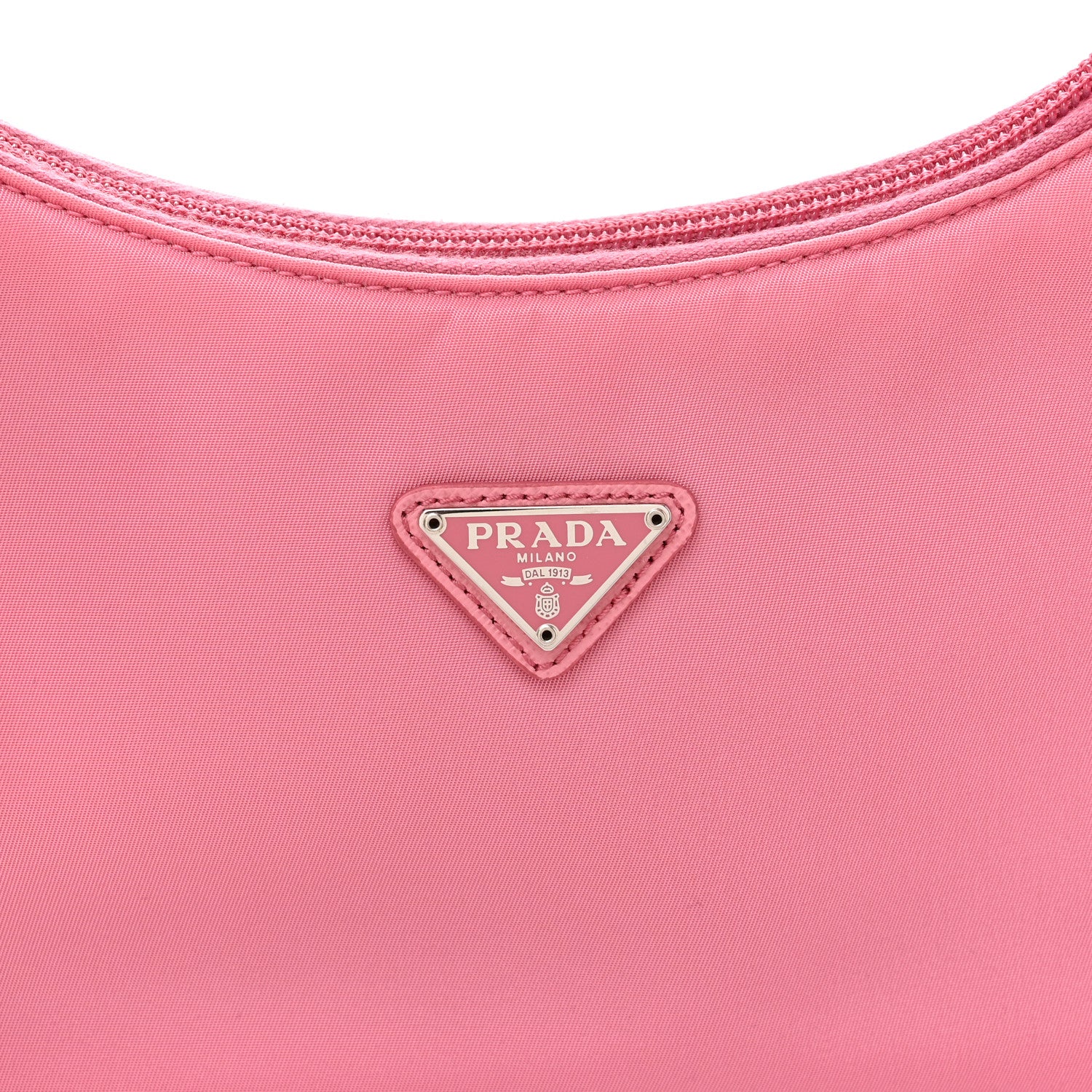 Prada Tessuto Nylon Mini Re-Edition 2000 Bag Begonia 9 of 11
