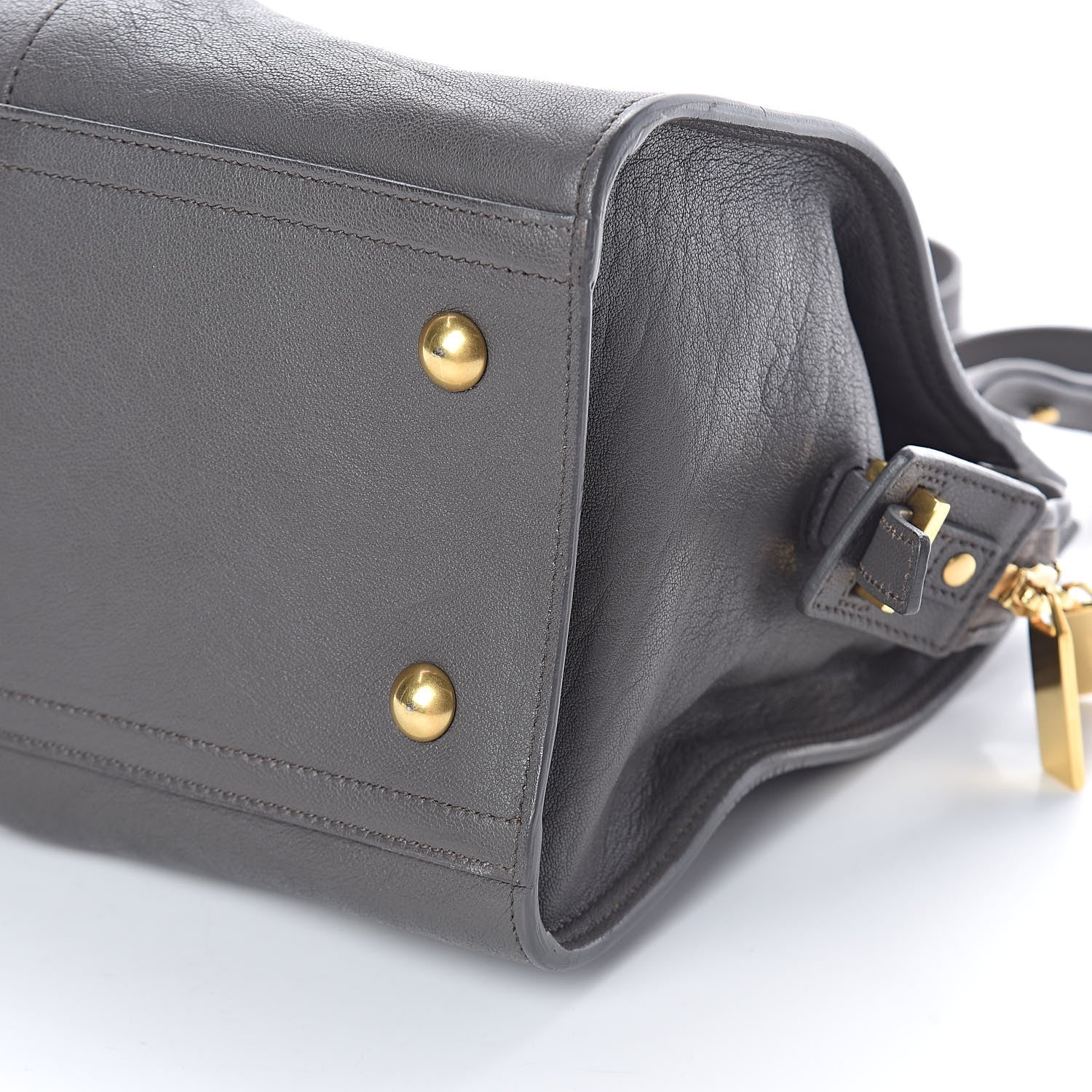 Saint Laurent Sheepskin Small Cabas ChYc Grey 10 of 10