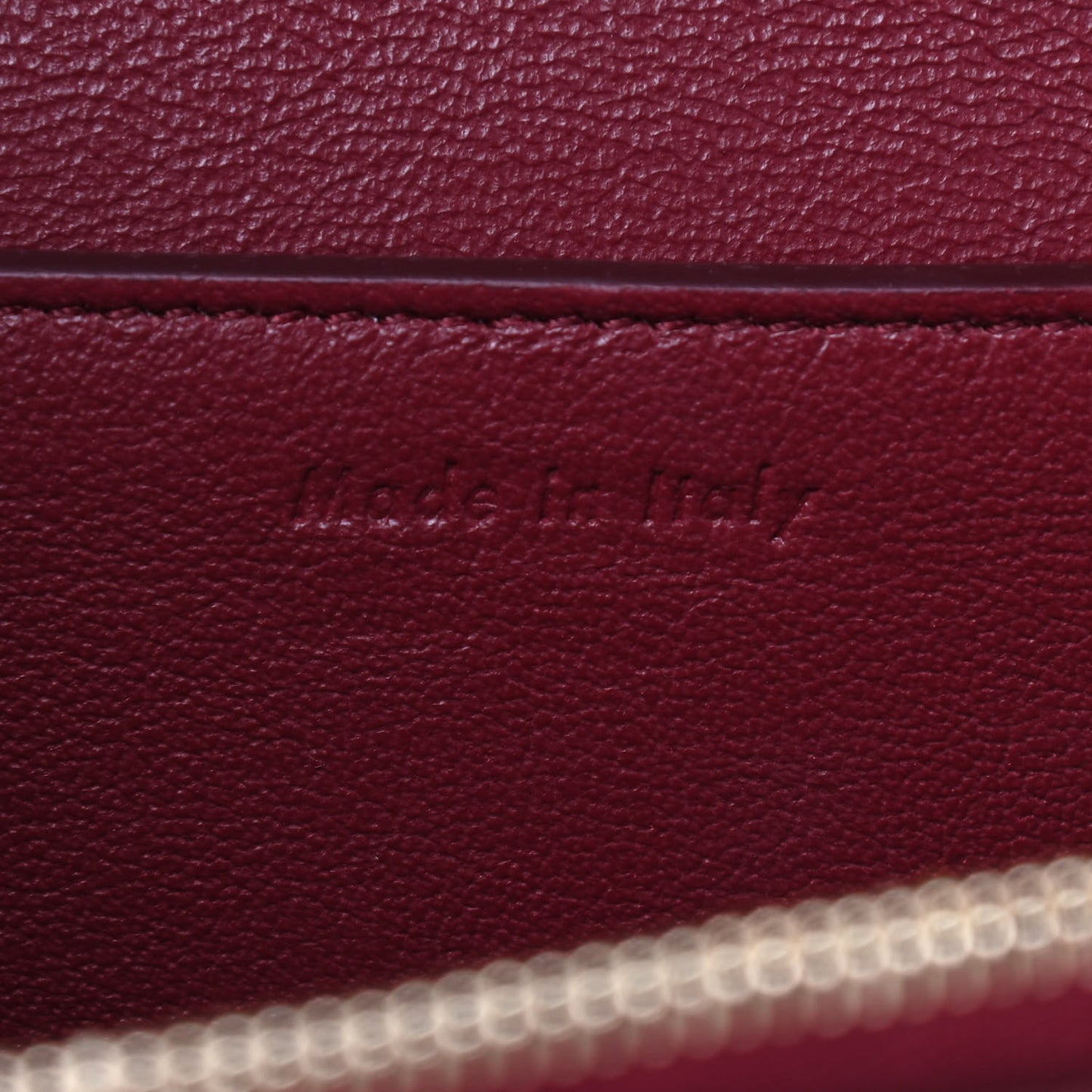 Shiny Smooth Calfskin Medium Frame Shoulder Bag Ruby Nude