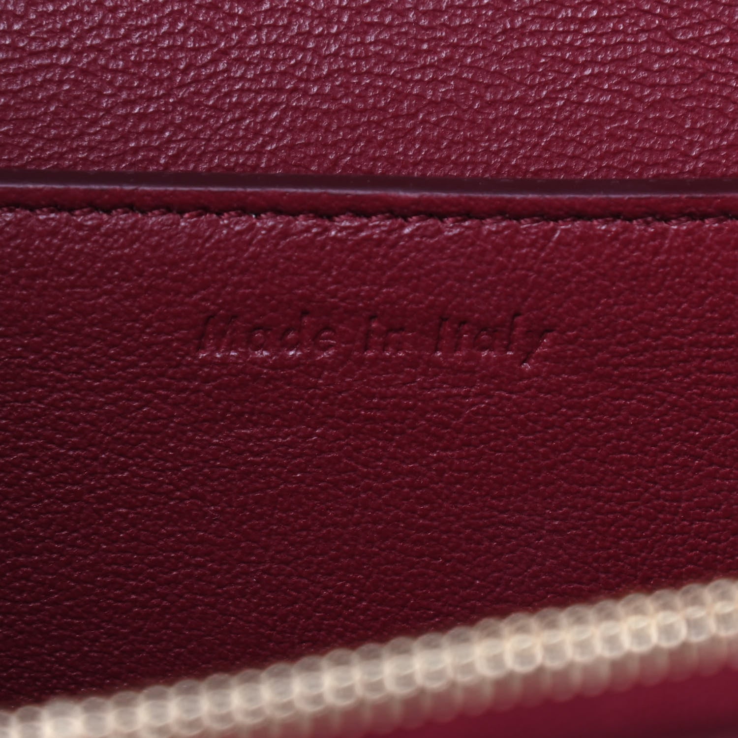 Celine Shiny Smooth Calfskin Medium Frame Shoulder Bag Ruby Nude 9 of 11