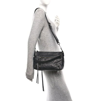 Balenciaga Agneau Arena Classic Hardware Small Le City Moto Black 2 of 10