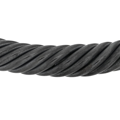 David Yurman Darkened Sterling Silver Black Diamond 7mm Cablespira Bracelet 4 of 4