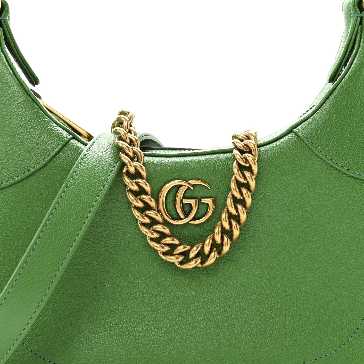 Gucci Goatskin Small Aphrodite Shoulder Bag New Shamarock 7 of 12