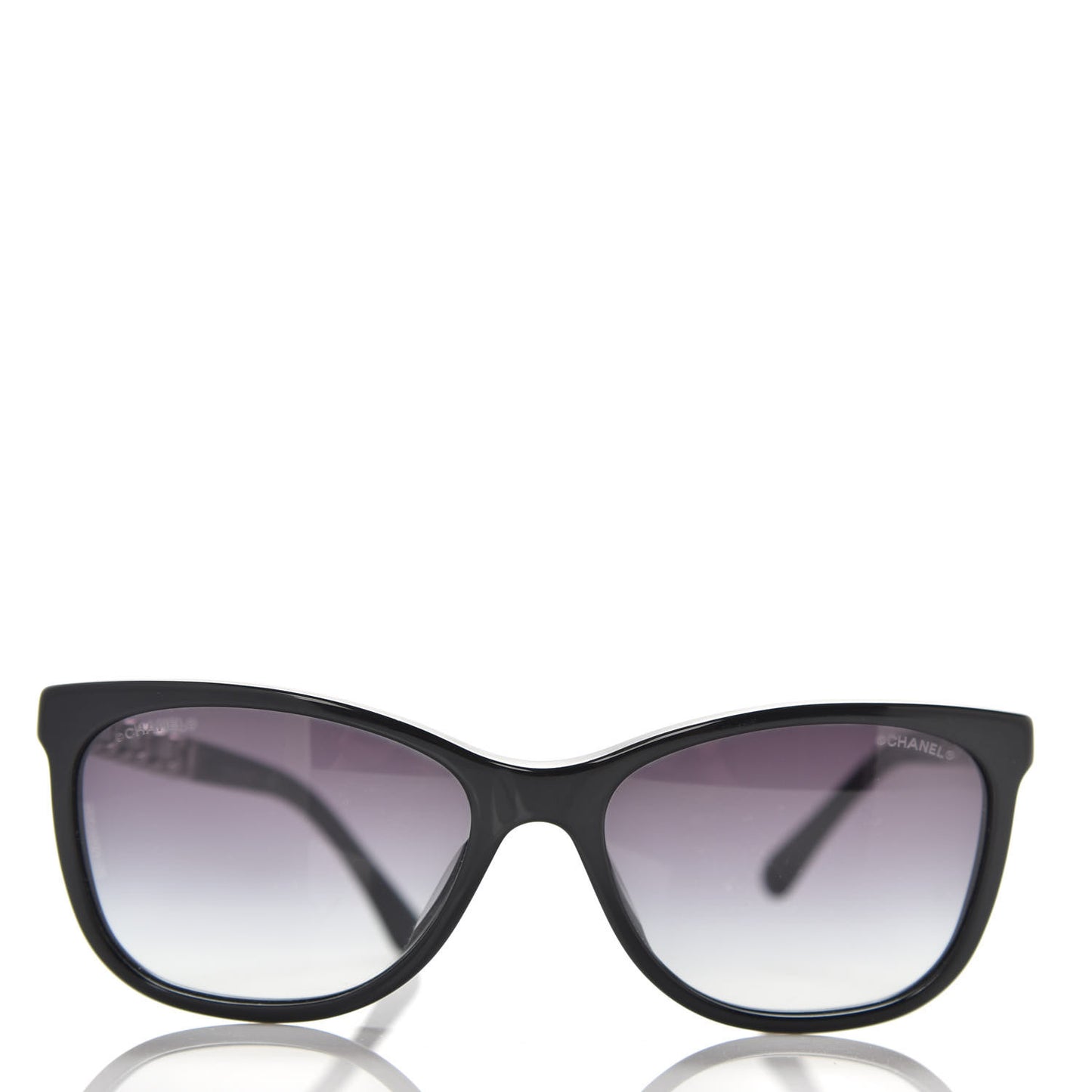 Acetate CC Chain Sunglasses 5260-Q Black