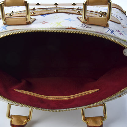 Louis Vuitton Monogram Multicolor Alma White 5 of 9