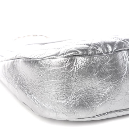 Chanel Metallic Crumpled Calfskin Small 31 Shopping Bag Silver 8 of 9