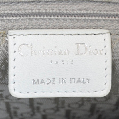 Christian Dior Lambskin Cannage Soft Lady Dior Tote White 7 of 9