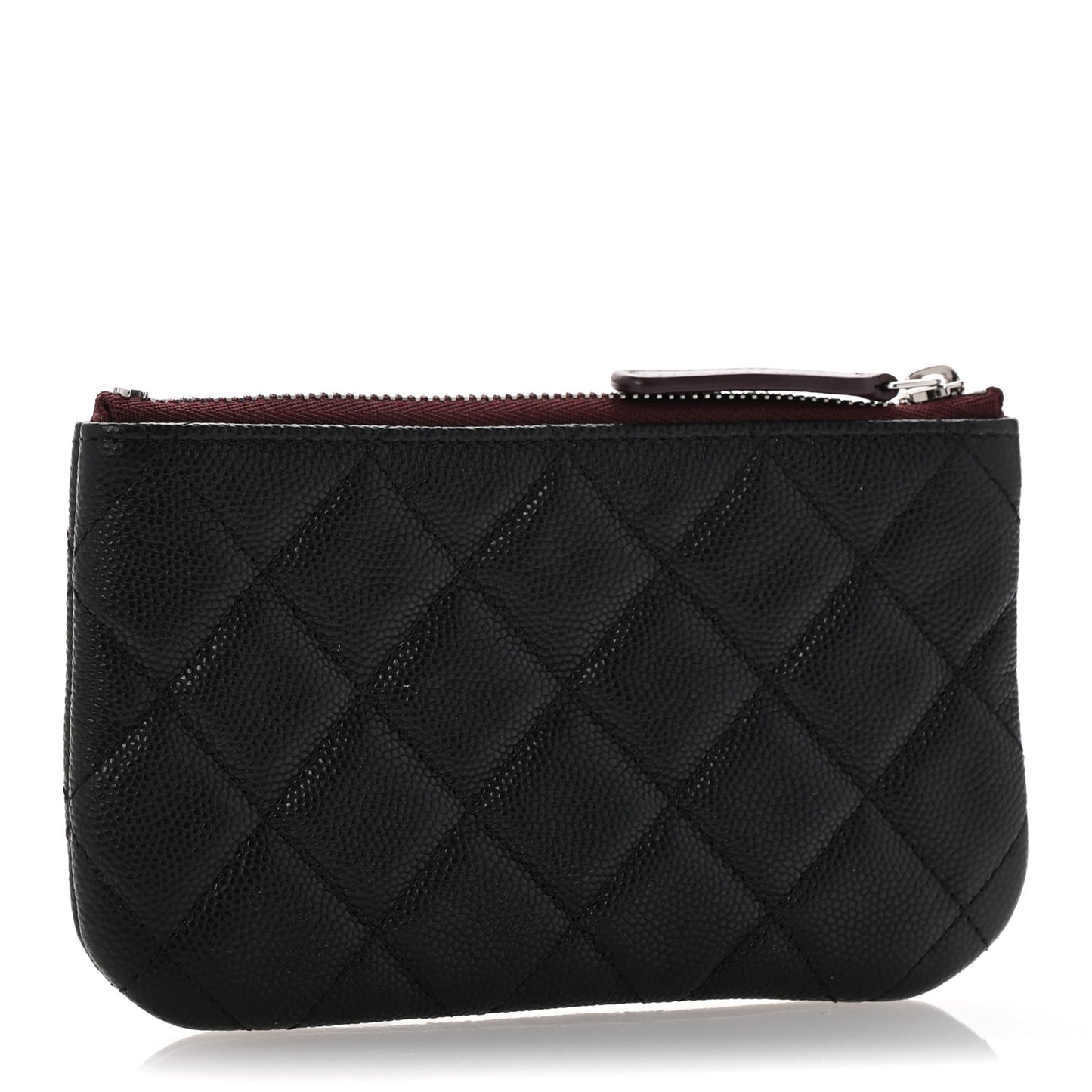 Caviar Quilted Small Pouch Black
