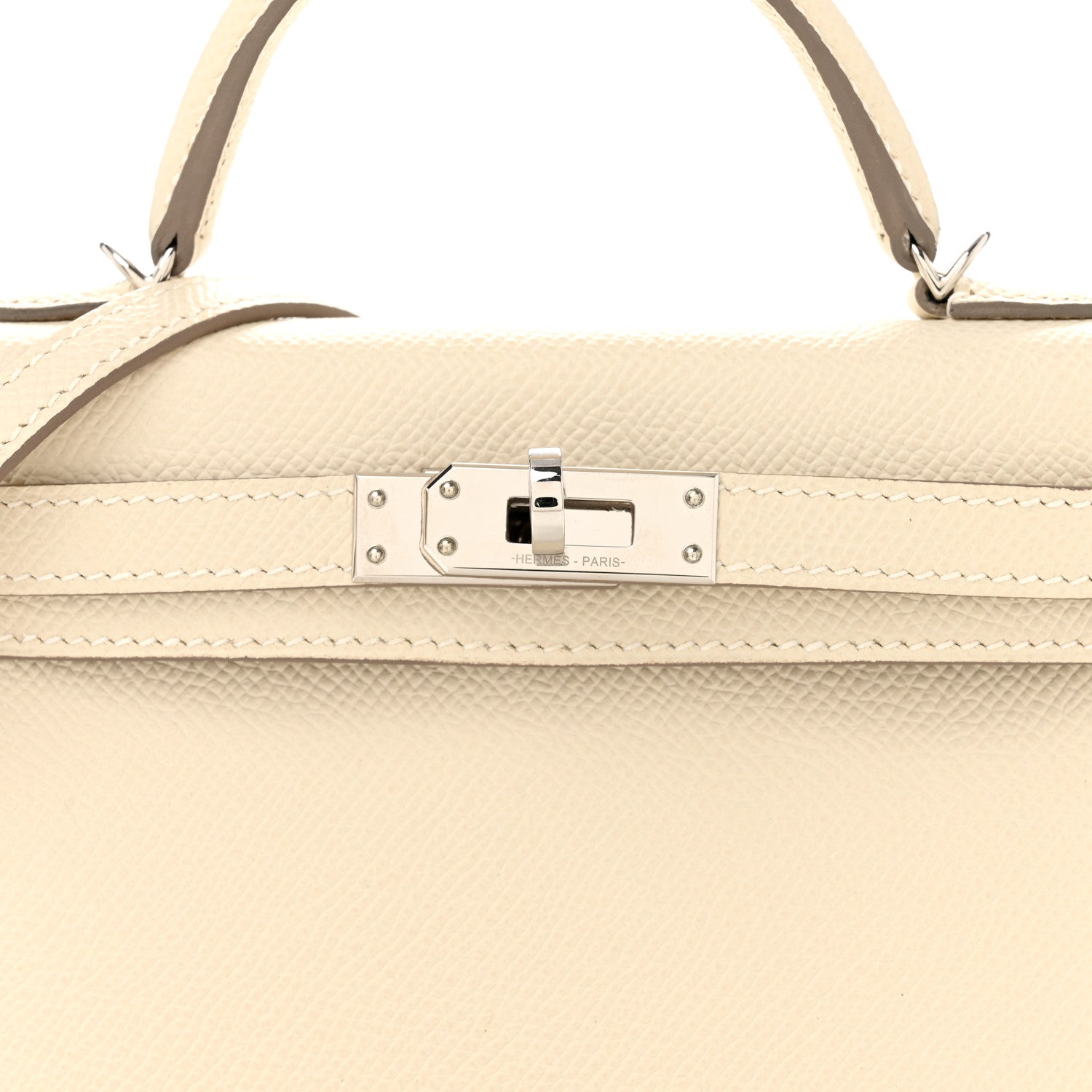 Hermes Epsom Mini Kelly Sellier 20 Craie 8 of 12