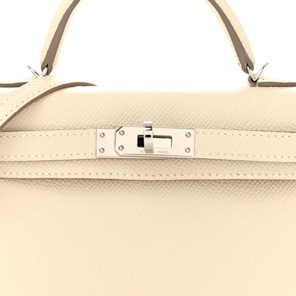Hermes Epsom Mini Kelly Sellier 20 Craie 8 of 12
