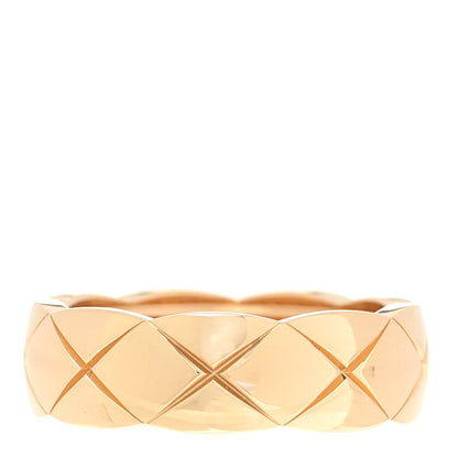 Chanel 18K Yellow Gold Small Coco Crush Ring 57 8 3 of 6