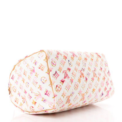 Louis Vuitton Watercolor Aquarelle Speedy 35 White 4 of 14