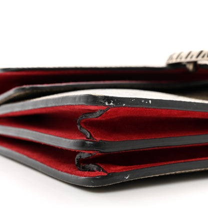 Gucci GG Supreme Monogram Small Dionysus Shoulder Bag Red 9 of 13