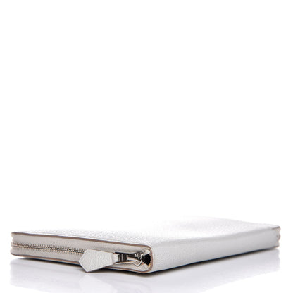 Hermes Chevre Mysore Azap GM Combined Wallet Gris Pale 4 of 11