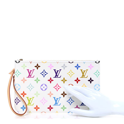 Louis Vuitton LV X TM Monogram Multicolor Neverfull MM Pochette White 2 of 6